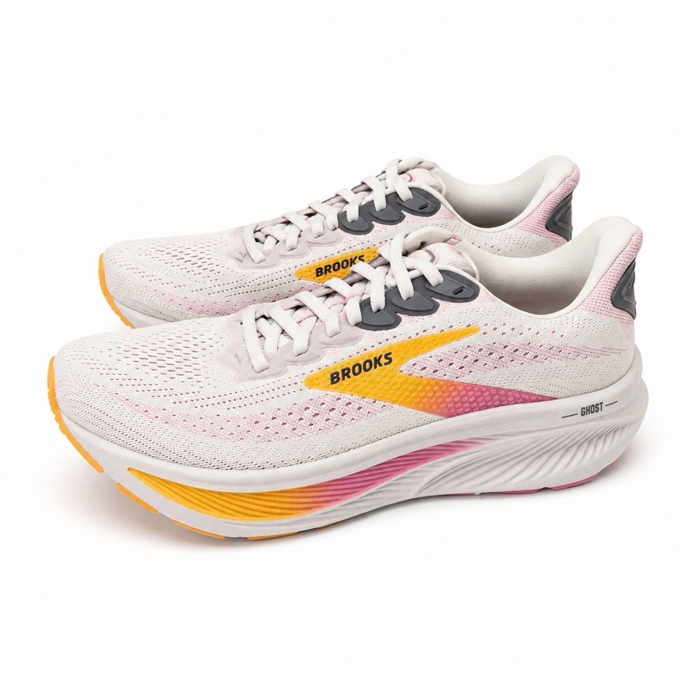 Brooks Ghost 17 Oyster Apricot Pink 1204311D070 Women's Size 7.5D Running Shoes